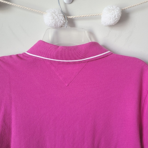 Tommy Hilfiger Pink Short Sleeve Polo Dress Size XL - Picture 7 of 9